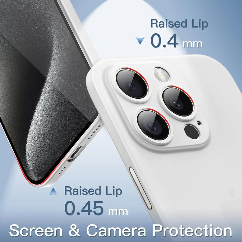 0.3mm Ultra Thin Matte Hard Case For iPhone 15 14 Plus 13 12 Mini 11 Pro Max SE 2 3 Transparent PP Soft Shell Slim Back Cover