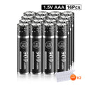 PALO 3400mWh Li-ion 1.5V AA and AAA Rechargeable Batteries with 8-channel magnetic flip charger for 1.5V 2A 3A Lithium Batteries