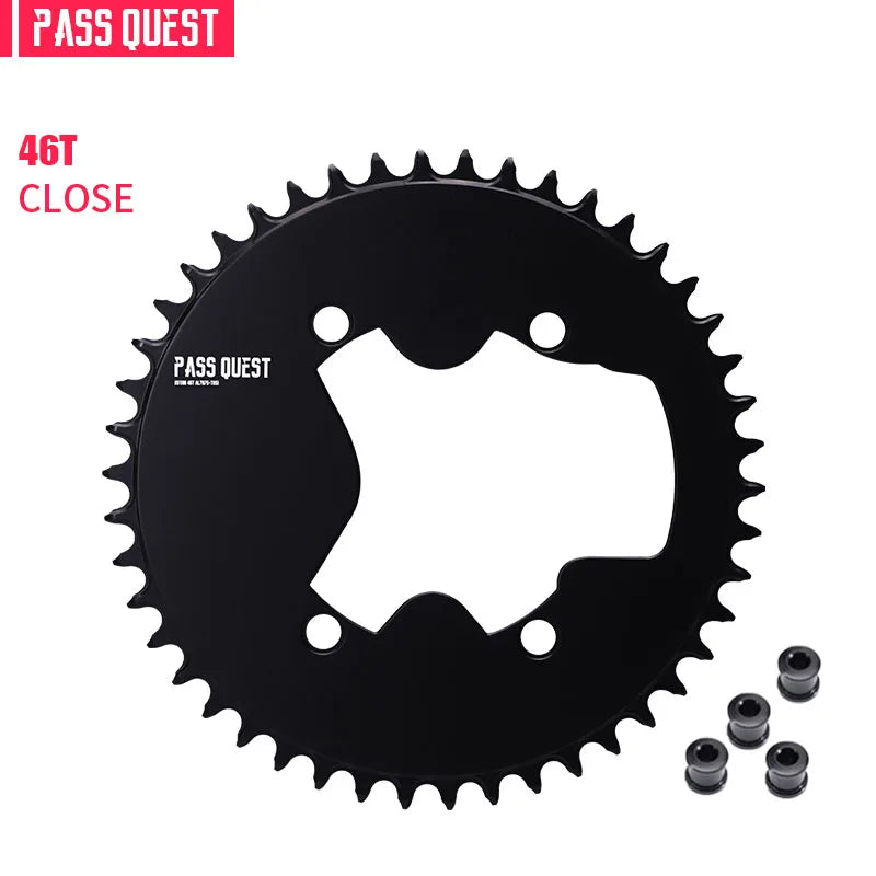 PASS QUEST 110 bcd chainring for Shimano dura ace R9100 ULTEGRA r8000 105 r7000 Narrow Wide 54T dishe single road bike plate