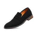 Large size Le Fu shoes men's leather shoes