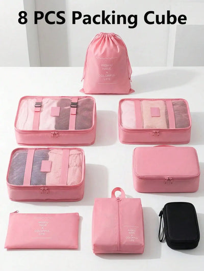 Waterproof Portable Travel Storage Set Including 8 | SAMAG