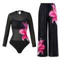2026 Glamorous Multicolor Swimwear with Unique Pattern High-Cut Legs Perfect for Beach Wear Pool Parties Summer Getaway Vacation