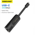 2.5G USB Ethernet Adapter 2500Mbps USB3.0 Lan Network Card C to RJ45 Internet for Laptop PC Windows Mac OS - Visuel 8 | SAMAG