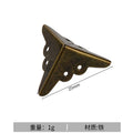 20pcs Retro metal corner protectors with cloud-patterned wood box iron corners decorative protective edge guards all four sides