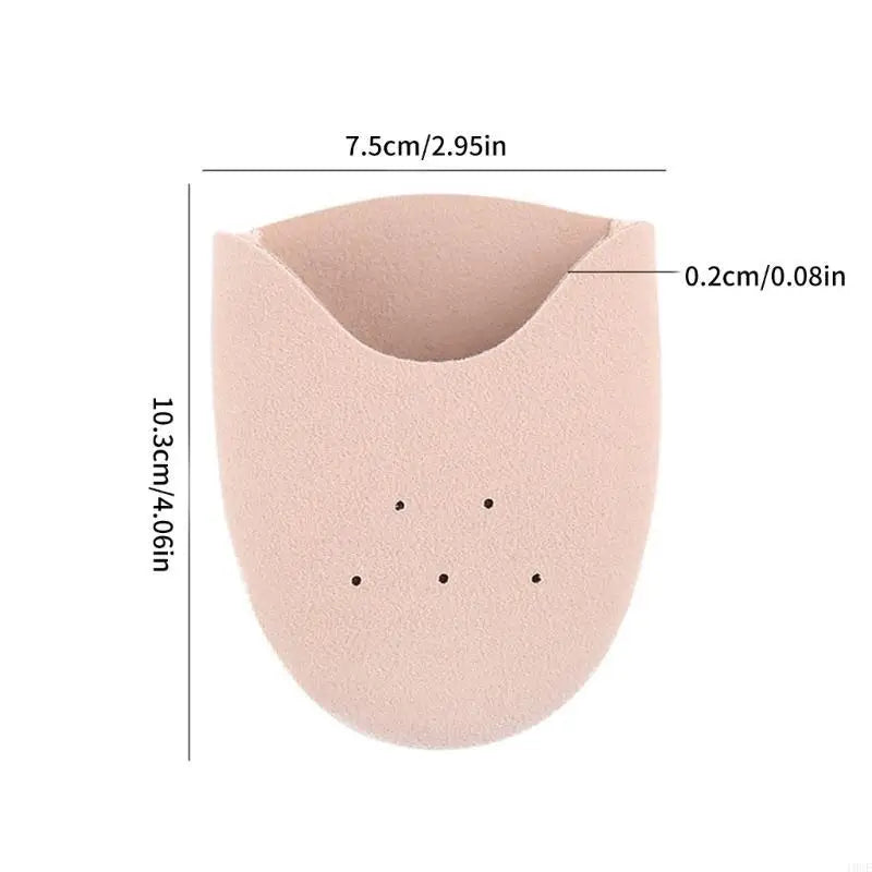 Ballet Pointe Pad Ballet Shoe Toe Pad Toe Protectors for Women Soft Stretchy Toe Pouches Ballet Toe Covers Toe Caps