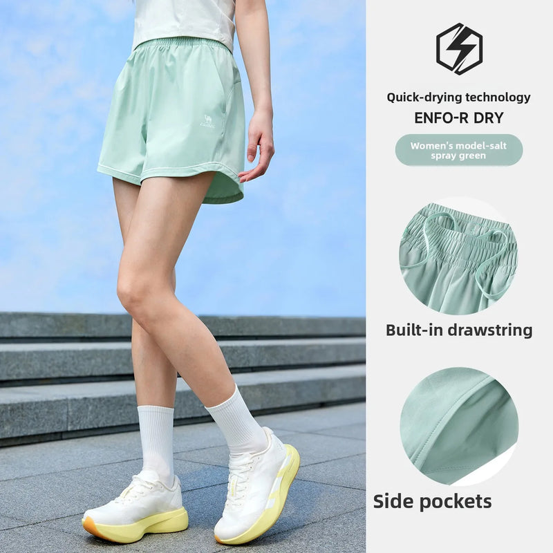 Golden Camel Men's Summer Quick Dry Shorts Ice Silk Running Gym Sport Shorts Breathable Beach Short Pant Jogging Casual Pants