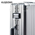 KLQDZMS 20"24"26"29Inch Business Luggage All Aluminum Magnesium Alloy Boarding Box Large Capacity Trolley Case Men's Suitcase