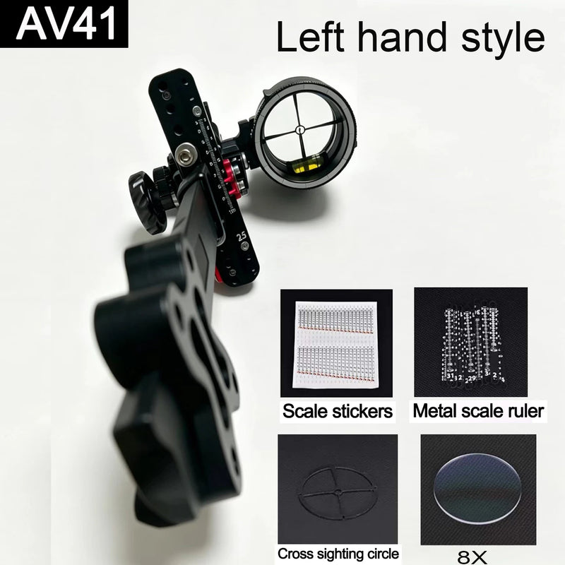 Single Pin Compound Bow Sight, Aluminum Alloy Long | SAMAG