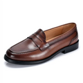 Black high-quality cowhide men's loafers tassel casual walking  driving all genuine leather men's shoes