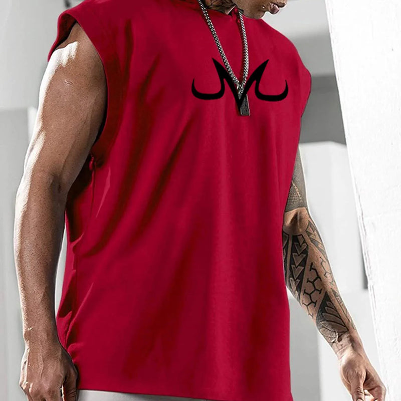 Quick-drying Bodybuilding Vest Men's Gym Bodybuilding Sleeveless Shirt Anime Zt Casual Vest Summer Training Clothing Cotton 2099