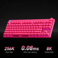 MCHOSE Mix 87 Magnetic Switch Gaming Keyboard Hall Effect 0.08ms Ultra-Low Latency 0.001mm Precision Office Wired Keyboard