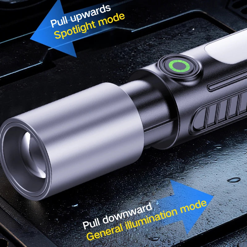 Self Defense Flashlight Charging Long Range Outdoor - View 4 | SAMAG