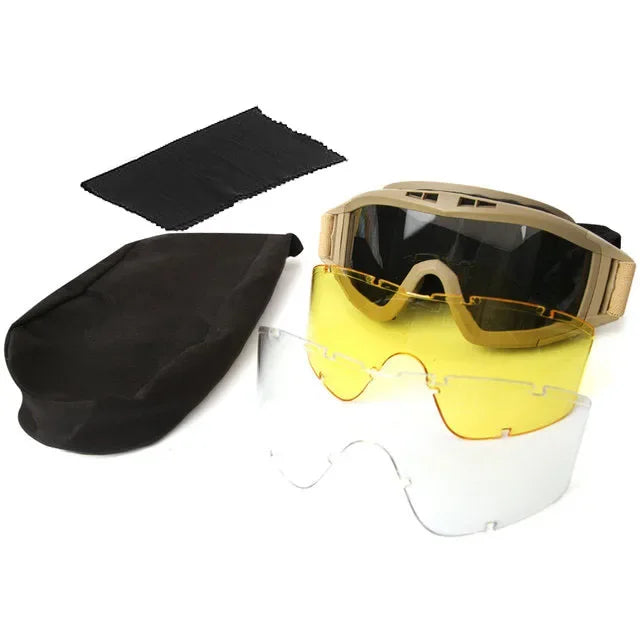 Tactical Goggles Mountaineering Shooting Sunglasses | SAMAG