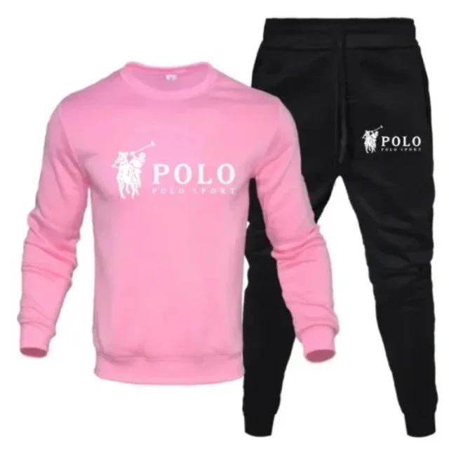 Men's autumn and winter sets of round - neck sweatshirts and jogging pants, and fashion, outdoor fitness and - View 8 | SAMAG