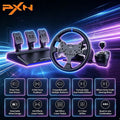 PXN V99 Racing Wheel Simulator, 3.2Nm Force Feedback Gaming Steering Wheel for Windows PC, PS4, Xbox One, Series X/S