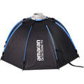 Amaran Octa Dome 90 Quick Release Octagonal Umbrella Softbox with Grid for Amaran 300c 150c 200xS 60xS 300x 600x Pro by Aputure