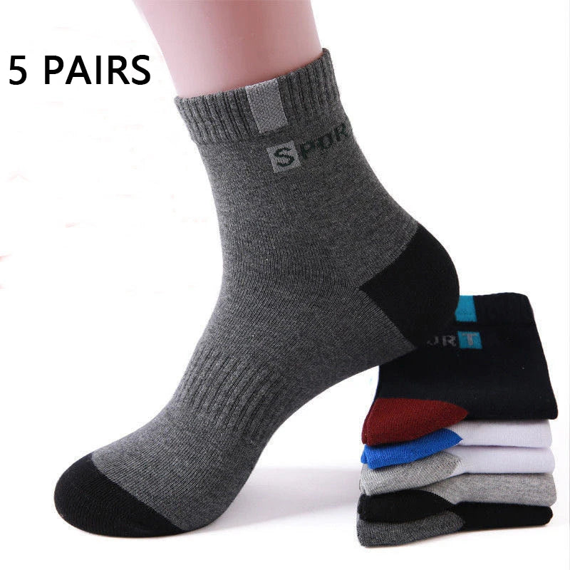 Cotton Sock for Men Sport Breathable Soft Letter Fashion | SAMAG