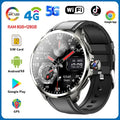 5G/4G Full Network Smart Watch 1.95 inch 720*720 Big Screen HD 8GB+128GB RAM Video Call Smartwatch Google Play WIFI GPS Sim Card
