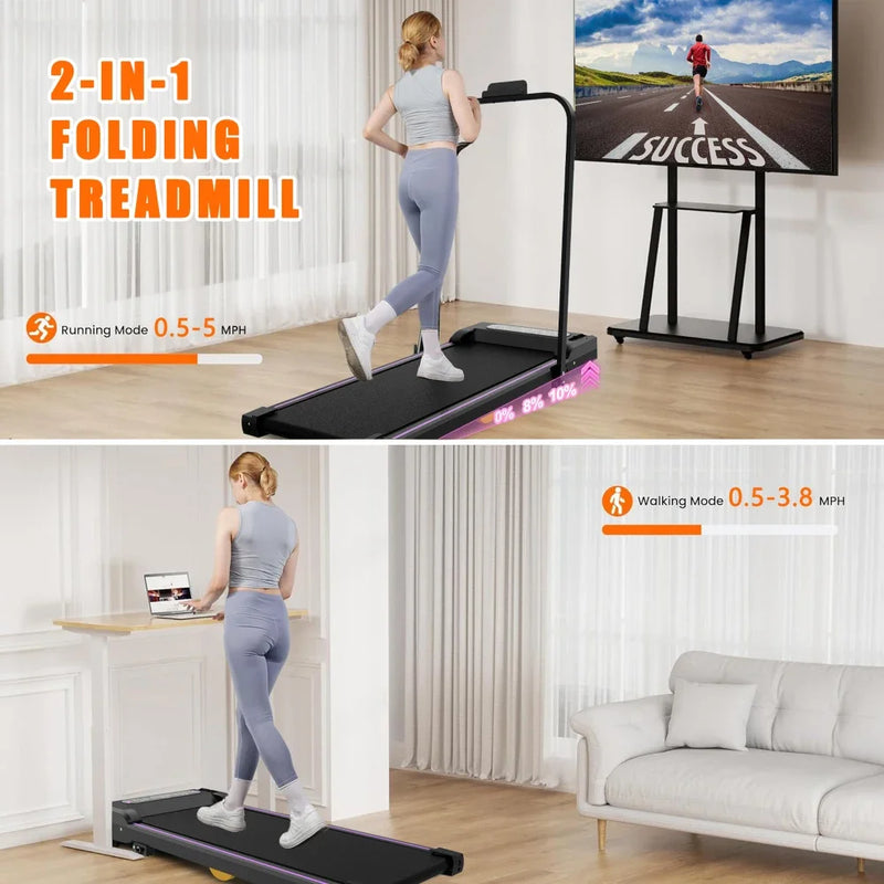 Under Desk Treadmill, Walking Pad, Portable with Handle - View 3 | SAMAG