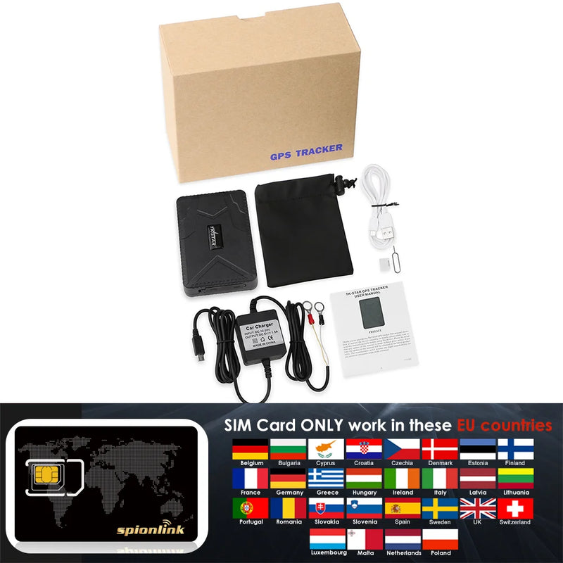 Car GPS Tracker TK915 GPS Locator 10000mAh Magnet Waterproof IP65 GPS Car Tracker Tamper Alert LIFETIME FREE APP PK TKSTAR TK905