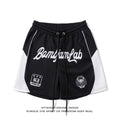 HTTAOSUP Heavyweight High Density Net Eye Basketball Shorts Men's Outdoor Wear American Style Training Fitness Casual Pants