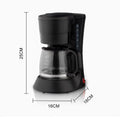 DonlimCM-4291 Tea Maker Coffee Mechanical Teapot Tea Maker Glass Teapot Filter Accessories