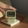 Alarm Clocks Snooze Digital Clock Novelty Silent Table Clock Cartoon Shaped Alarm Clocks Silent Non Ticking for Kids Desk Clock