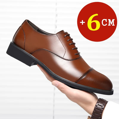 Height Increasing Shoes Men Taller Elevator 6CM Invisible | SAMAG