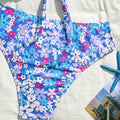Ruffle Floral Printe Bikini Set Women Swimsuit Two-Piece | SAMAG
