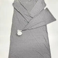 2026 Autumn Men's Nightgown Male Long Robe Solid Thin Loose Plus Size Long Sleeve One-Piece Pajamas for Men Bathrobe Homewear