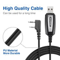 Baofeng 2 Pins Plug USB Programming Cable for Baofeng UV-5R  UV-21 13 BF-888S Quansheng K5 K6 Walkie Talkie FTDI Upgrade Cable