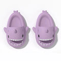 2024 Men EVA Shark Sandals Women Outdoor Beach Thick Soled Slippers Adult Non-slip Summer Slides Couple Cute Solid Color Shoes