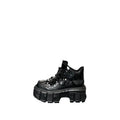 2025 Summer New Spanish Ladies Retro Contrasting Color Punk Style Muffin Heightening Platform Shoes Rock Motorcycle Boots Women