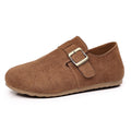 2026 Women Suede Clogs with Adjustable Buckle Cork Leather Mules Comfortable Slip on Women Slippers Outdoor Cork Clogs