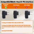 ABBREE Wireless Bluetooth Speaker Microphone Handheld Mic For Baofeng UV-28 UV-21 PRO UV-32 Quansheng UV-K6 TK11 Walkie Talkie