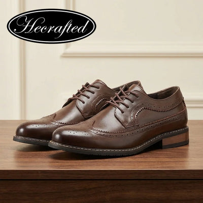 Men's Classic retro Brogues Dress Shoes Business | SAMAG