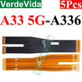 5pcs Main Motherboard Connector Board Ribbon Flex Cable For Samsung A33 A53 A15 A25 A35 A55 A24 A34 A54 A22 A32 A52 A72 Cable