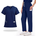 Summer Short Sleeved Hospital Doctor Uniforms Spa Uniforms Dental Clinic Medical Scrubs Suits Pet Grooming Veterinary Nurse Sets