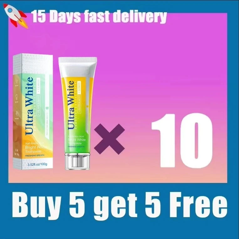 100g Lemon Mint Toothpaste Daily Oral Care Remove Plaque Brighten Teeth Keep Long Lasting Fresh Breath