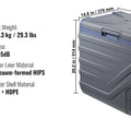 SucceBuy 8L to 75L Car Refrigerator Fridge Portable Icebox Single&Dual Zone w/Blue Tooth Temp Adjustable for Outdoor Camping RV