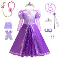 Rapunzel Dress for Princess  Tangled Cosplay Costume Halloween Cosplay Christmas Carnival Birthday Party Fancy