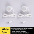 easy installation Automatic Shoelaces Without ties Black white Swivel Buckle Laces Thick Rope Sneakers Shoelace Shoe Accessories
