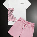 Summer Men's Suit with Bear Print Breathable Lightweight | SAMAG