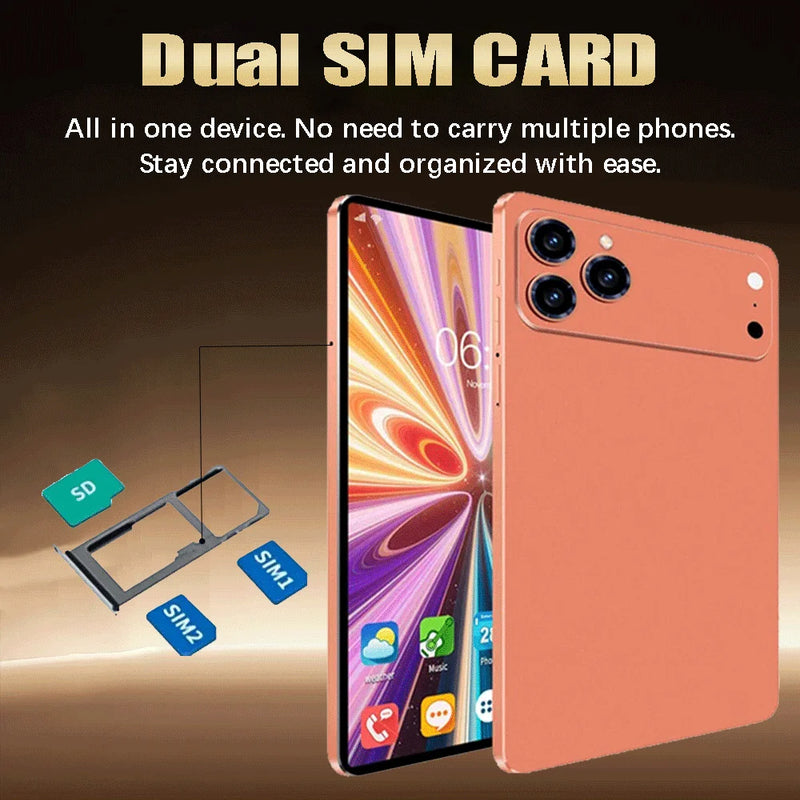 2026 NEW Pad 17 Pro Max Tablet PC 11inch 22GB+2TB Tablets Android 16 Snapdragon8Gen3 Tablette PC 20000mAh 5G Dual SIM Mini PC