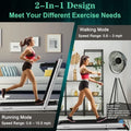 Dual-Purpose Desk Treadmill with 4.75HP Motor, App | SAMAG