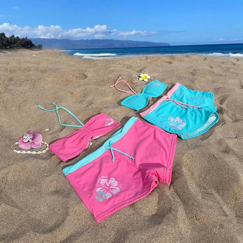 Tropical Holiday Flower Printed Swimsuit Suit Fashion | SAMAG