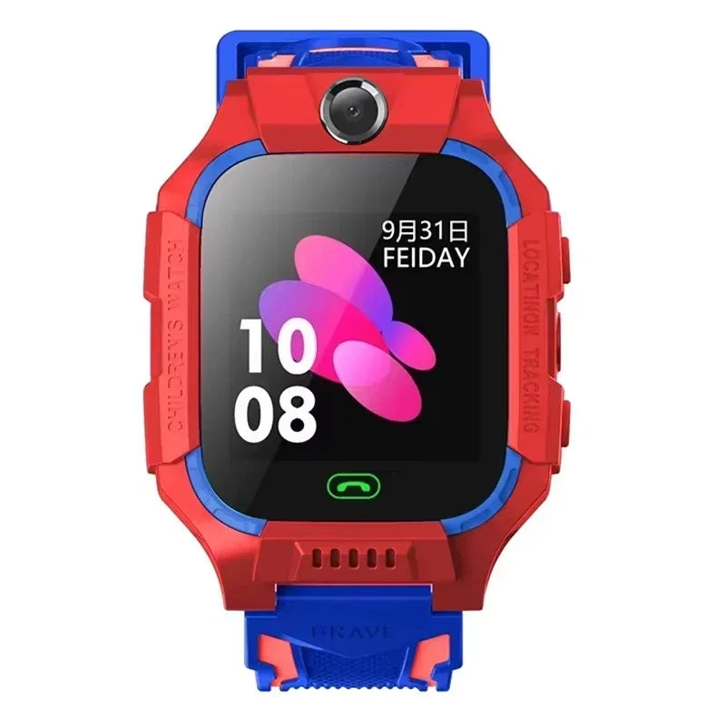 Lenovo 2026 New 5G Waterproof Kids Smart Watch SOS GPS Tracker Sim Card Call Camera Child Watch Gift for Boys Girls iOS Android