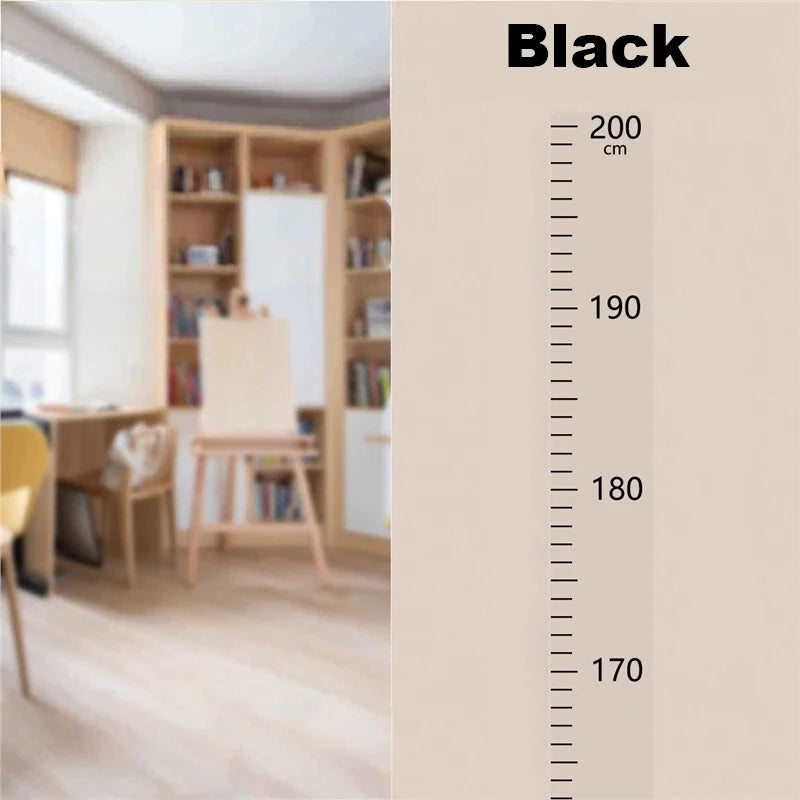 Height Measurement Wall Sticker 0-2m Removable Without Damaging Walls Leaving Adhesive Accurate Height Ruler