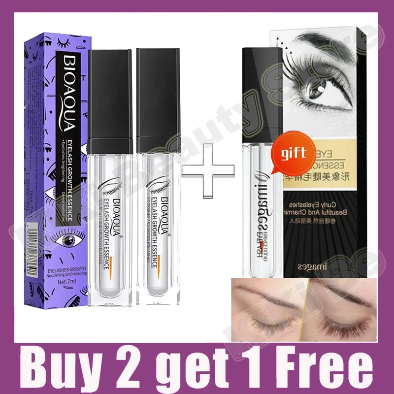 Fast Eyelash Growth Serum Natural Eyelash Eyebrow Enhancer Longer Fuller Thicker Lashes Nourish Treatment Eye Beauty Care Makeup