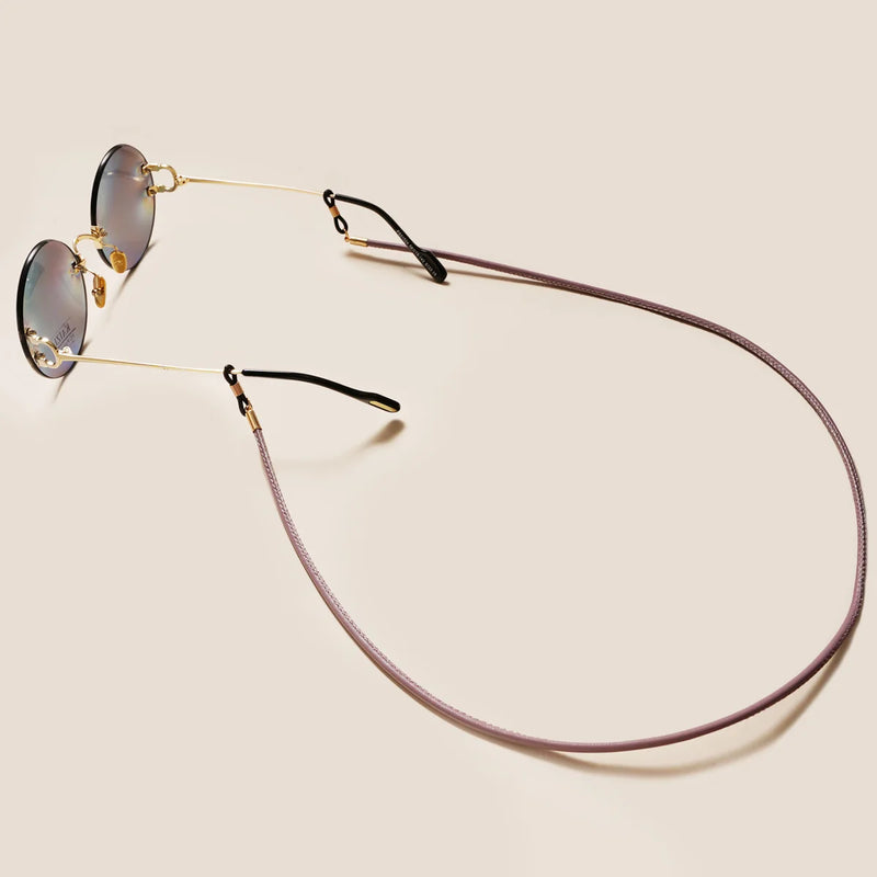 Sunglasses Lanyard Strap Necklace Braid Leather Eyeglass Glasses Chain Leather Cord Reading Glasses Eyewear Accessories